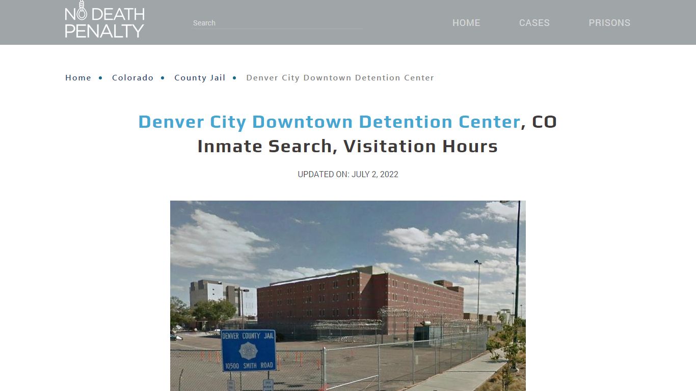 Denver City Downtown Detention Center, CO Inmate Search ...